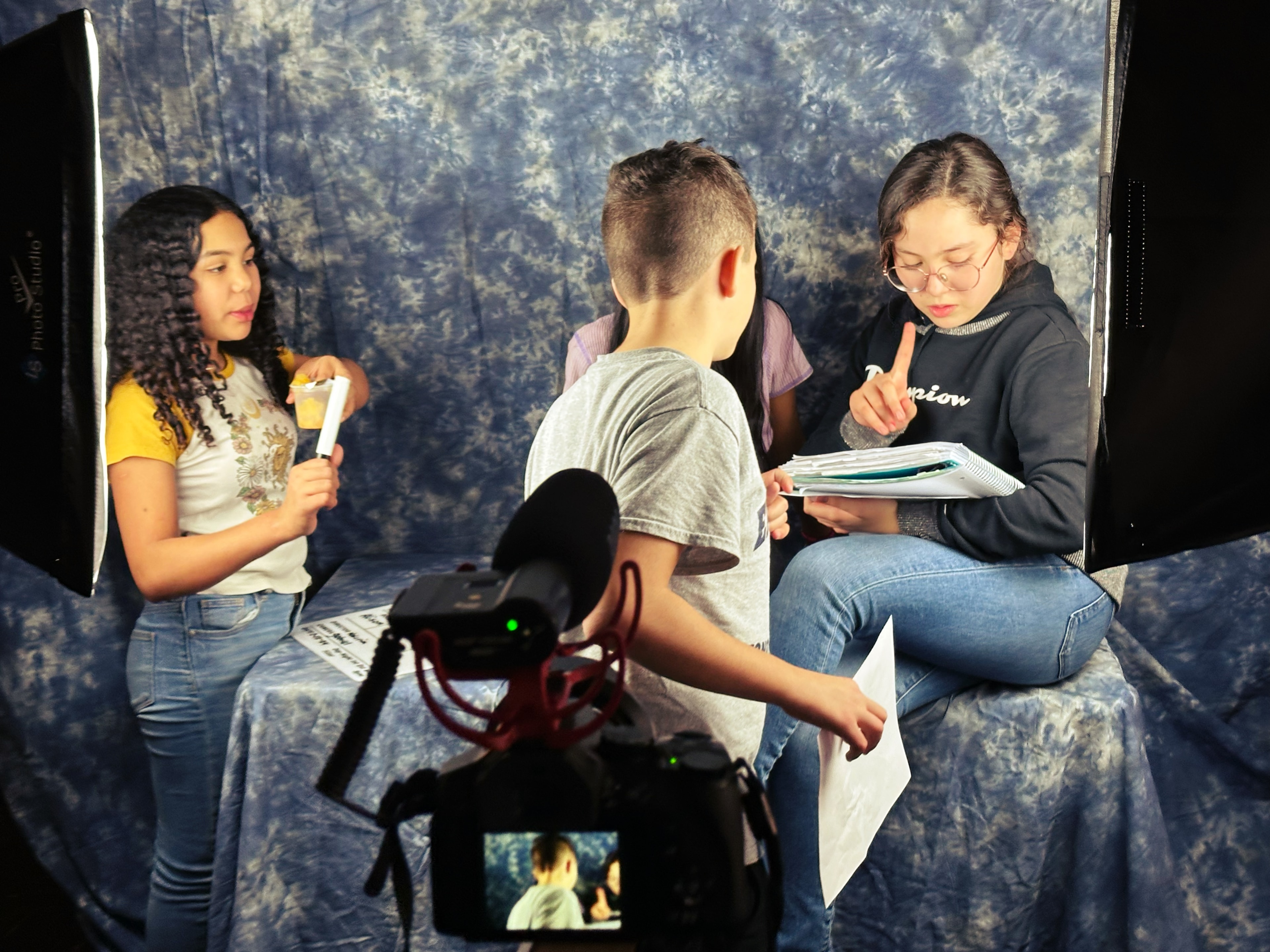 DIRECTING class at Harlem Film School